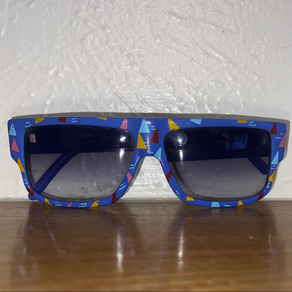 Colorful Ken Done 1980s Sunglasses